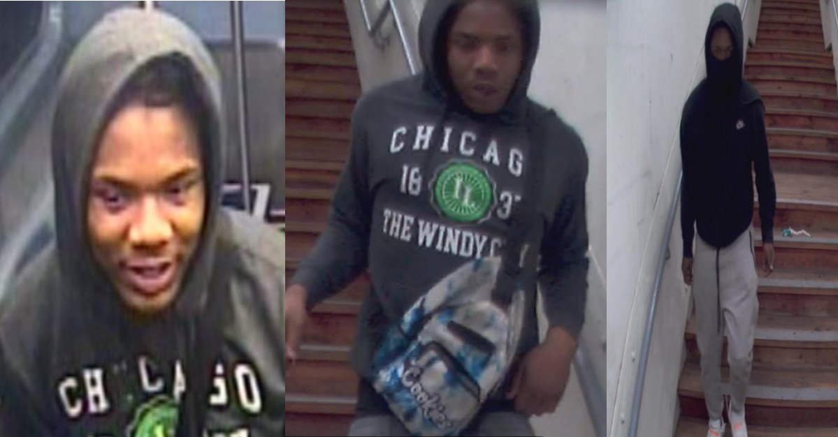 Police are searching for two men who tried to rob Red Line passengers on the North Side