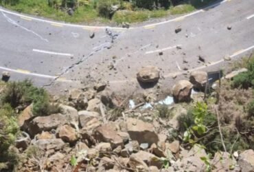 Rockfall clearance continues on West Coast highway