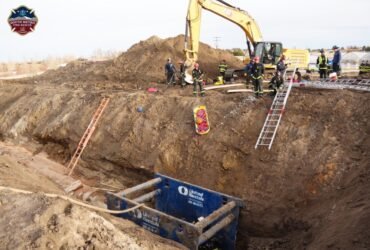 Two workers rescued from trench at Centennial construction site