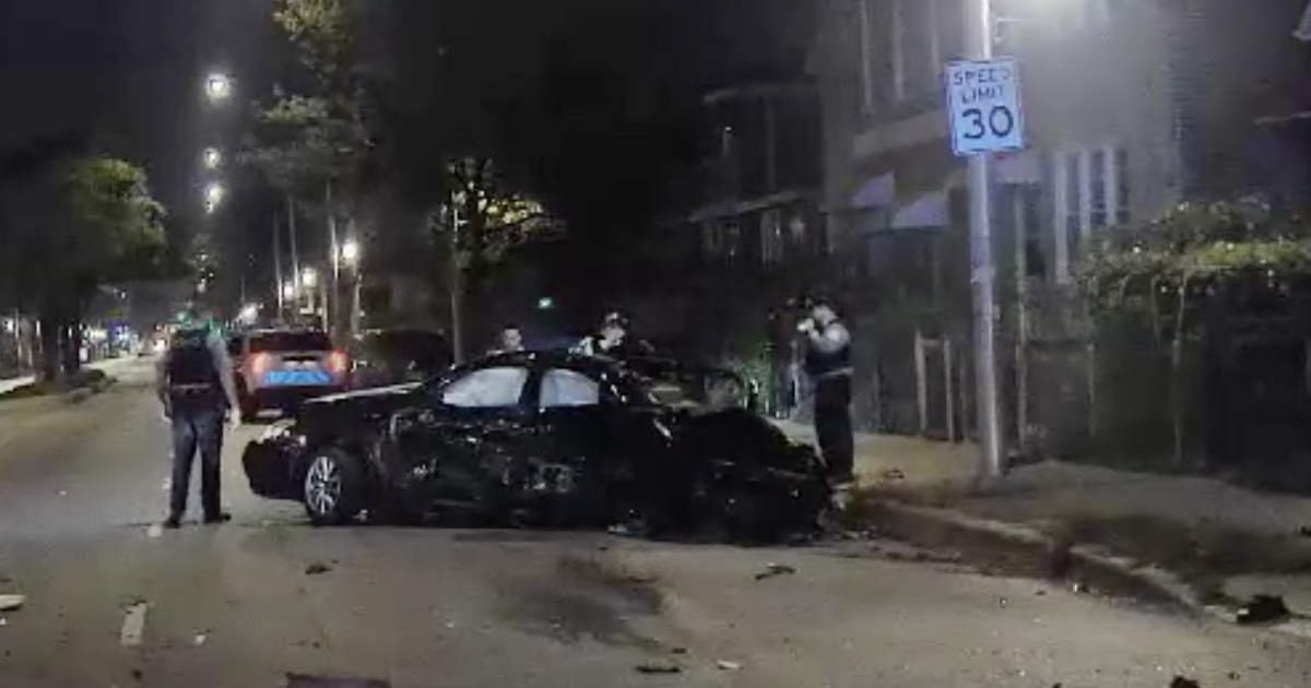 Videos have been released of a fatal crash in which Chicago police 'followed' the suspects' car