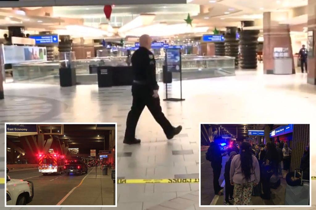 3 shot and 1 stabbed during Christmas fight at Phoenix airport