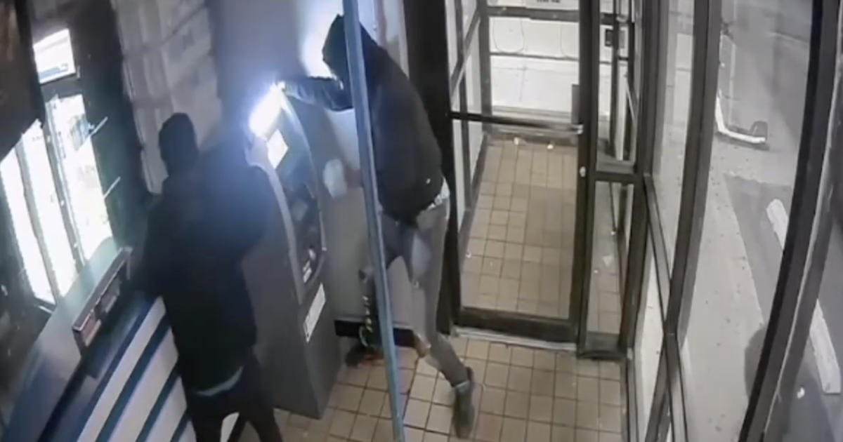 Burglars are using chains and stolen cars to steal ATMs, police say