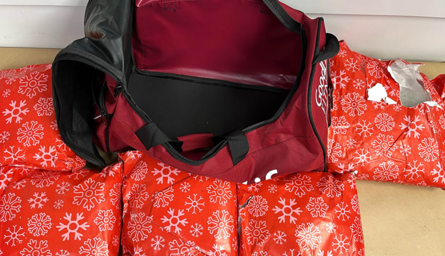 Canadian arrested after meth found wrapped as presents