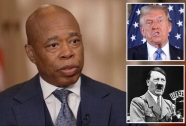 Eric Adams slams the Dems for comparing Trump to Hitler