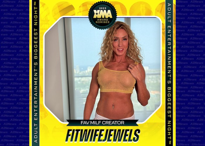 Fitwife Jewels nominated for Favorite MILF Creator during Christmas 2025