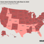 Housing inventory has fallen, except in pandemic hotspots