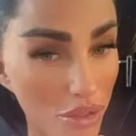 Katie Price fans are concerned about her appearance as she shows off a very straight face while plugging her OnlyFans