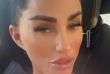 Katie Price fans are concerned about her appearance as she shows off a very straight face while plugging her OnlyFans