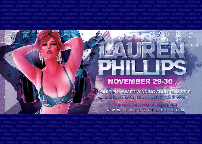 Lauren Phillips headlines Premier Colorado Springs Gentlemen's Club Snooty Foxx