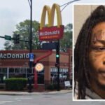 McDonald's customers tackled and beat an armed robber until police arrived, the Chicago police report said