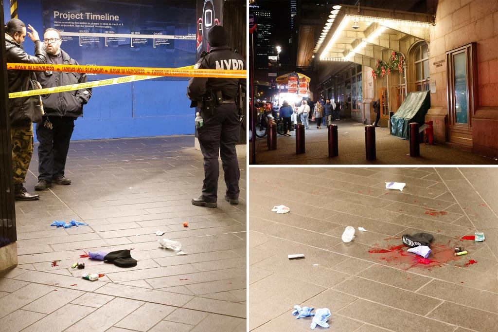 NYC maniac shoots two people at Grand Central subway station in separate attacks on Christmas Eve