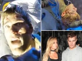 Paris Hilton's ex-fiancée Chris Zylka arrested after bloody brawl with police following alleged carjacking attempt, wild bodycam footage shows