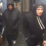 Police are searching for two men who robbed the victim at the Sheridan Red Line station