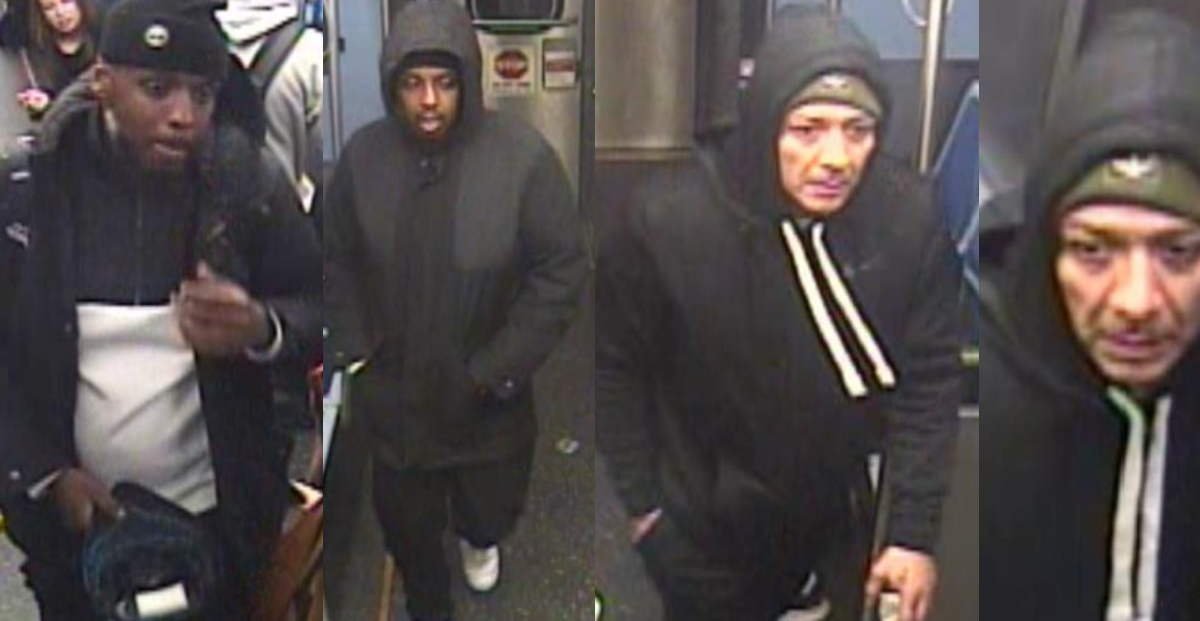 Police are searching for two men who robbed the victim at the Sheridan Red Line station