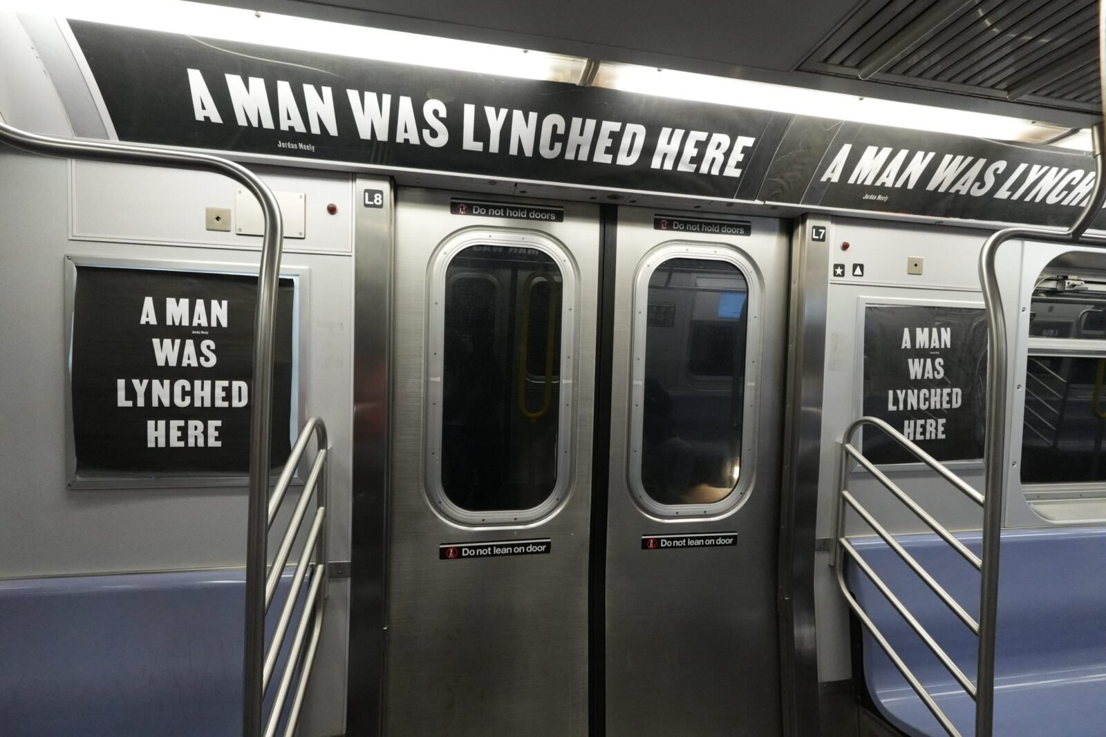 Protesters stage guerrilla action in the subway in honor of Jordan Neely