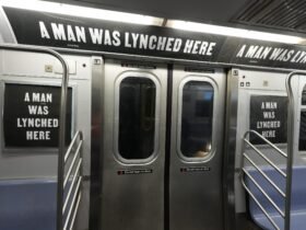 Protesters stage guerrilla action in the subway in honor of Jordan Neely