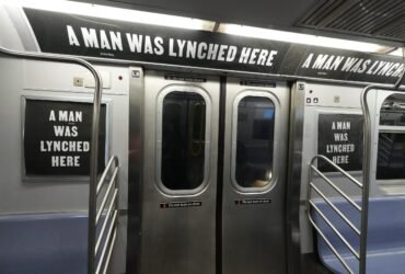 Protesters stage guerrilla action in the subway in honor of Jordan Neely