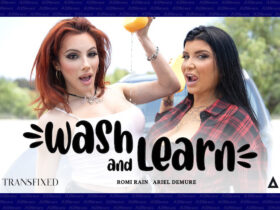 Romi Rain joins Transfixed in Steamy debut with Ariel Demure, Wash and Learn