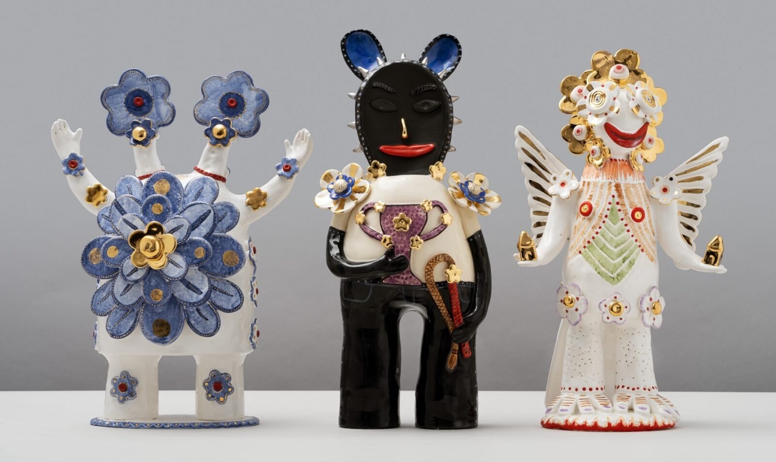 The exuberant porcelain characters of Vipoo radiate optimism and solidarity – colossal