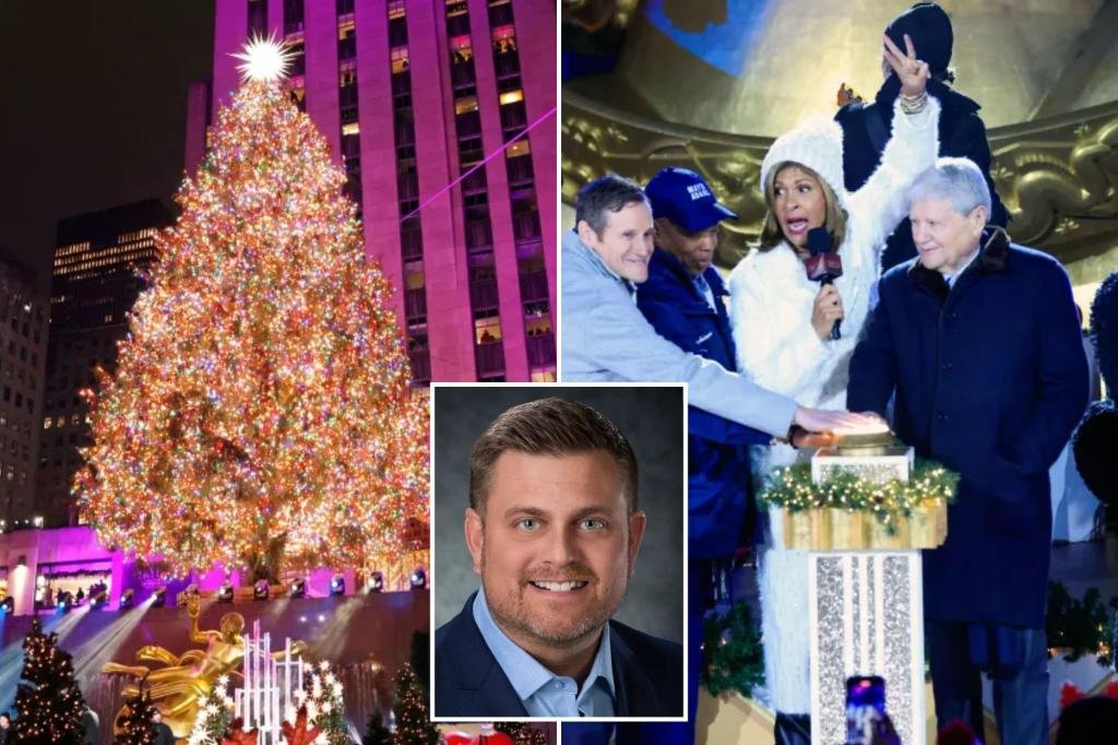 Tourists flock to the Rockefeller Christmas tree lighting, unfazed by a killer on the loose