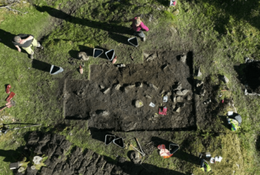 Viking women's graves excavated to find jewellery, coins and a 'filler stone'