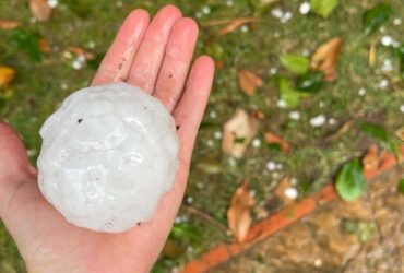 Why scientists scanned giant hailstones in a dentist's office