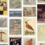 a collection of images (posters, illustrations, prints) in a grid