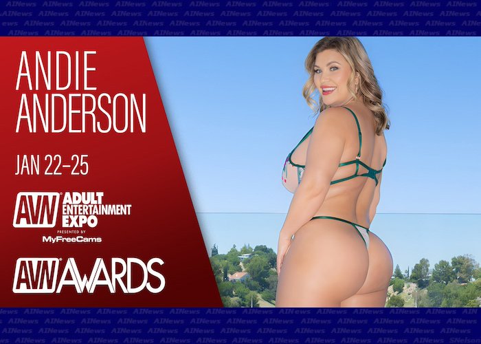 Andie Anderson will appear at the AVN Awards and Expo 2025