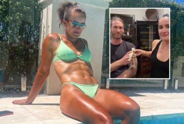 Australian Open star reveals she's divorcing her husband after setting up OnlyFans in bizarre video as he eats a banana