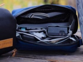 Tech organizer bag lifestyle