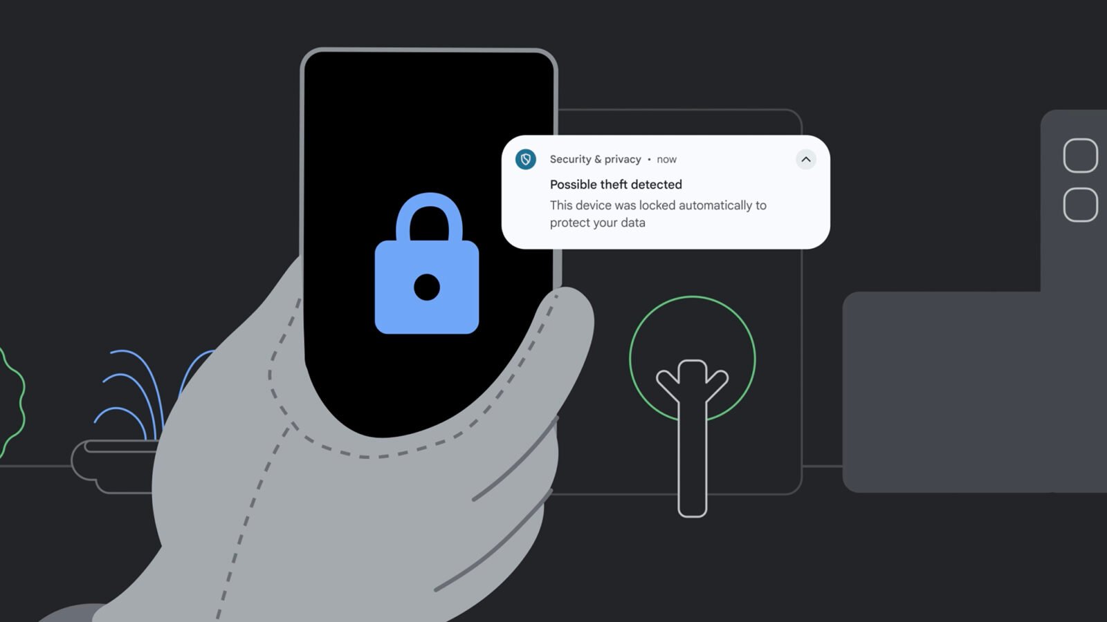 How to set the new theft detection functions on Android