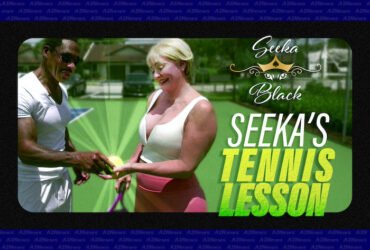 King Cobra stars in Seeka's tennis lesson