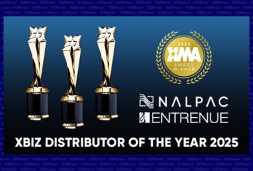 Nalpac/Entrenue wins the distributor of the year at 2025 XBIZ Awards