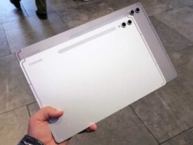 Samsung Galaxy Tab S10 Plus S10 Ultra hands on back angled handheld