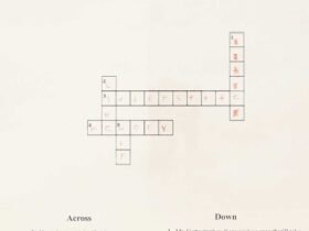 The geometry of crossword grid memory