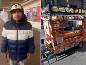 Vicious robber who allegedly attacked a New York food vendor with a metal pipe captured after images of the attacker were circulated