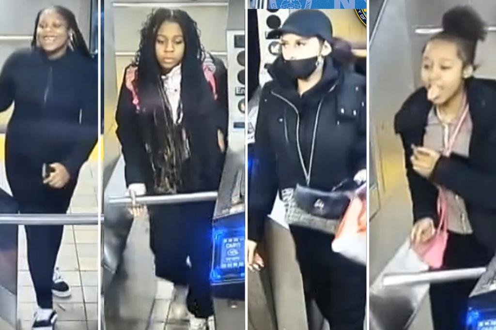 Woman, 71, on her way to church service on New Year's Day, fights back as teenage girls attack and try to rob her in New York subway station