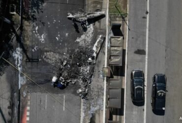 2 Dead After Small Plane Crashes In Busy Street Of Sao Paulo, Hits Bus