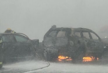 Drivers Trapped On Frozen Highway After 100-Car Pileup