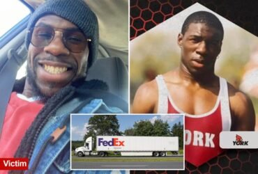 FedEx director looked at the phone before fatal crash in which ex-ny track star and 2 children were killed: report