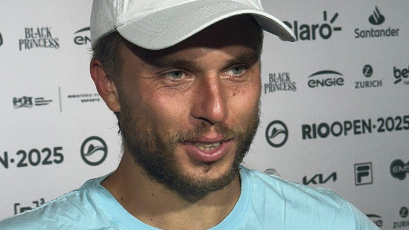 "How is that even a sponsor?" -Tennis Star is excited to make the biggest final ever ... But fans can't stop staring at his hat