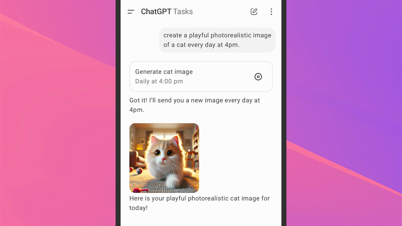 How to use tasks and memories in Chatgpt