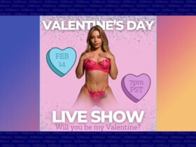 Nicole Aria invites fans for a special Valentine's Day only fans show!