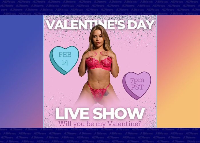 Nicole Aria invites fans for a special Valentine's Day only fans show!