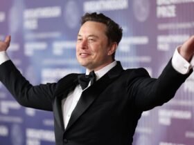 Elon Musk at the tenth Breakthrough Prize ceremony