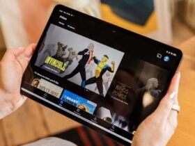 Amazon Prime Video interface on a tablet - Streaming lifestyle shot