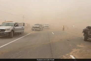 Apocalyptic Red Fog: Haboob Dust Storm Causes Chaos Across Dallas