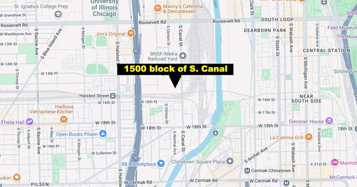 Body found in many often used as a homeless camp near the South Loop