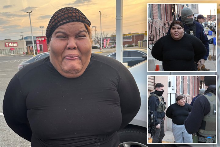 Convicted drug dealer cries while she is arrested by ice after she has re -entered us