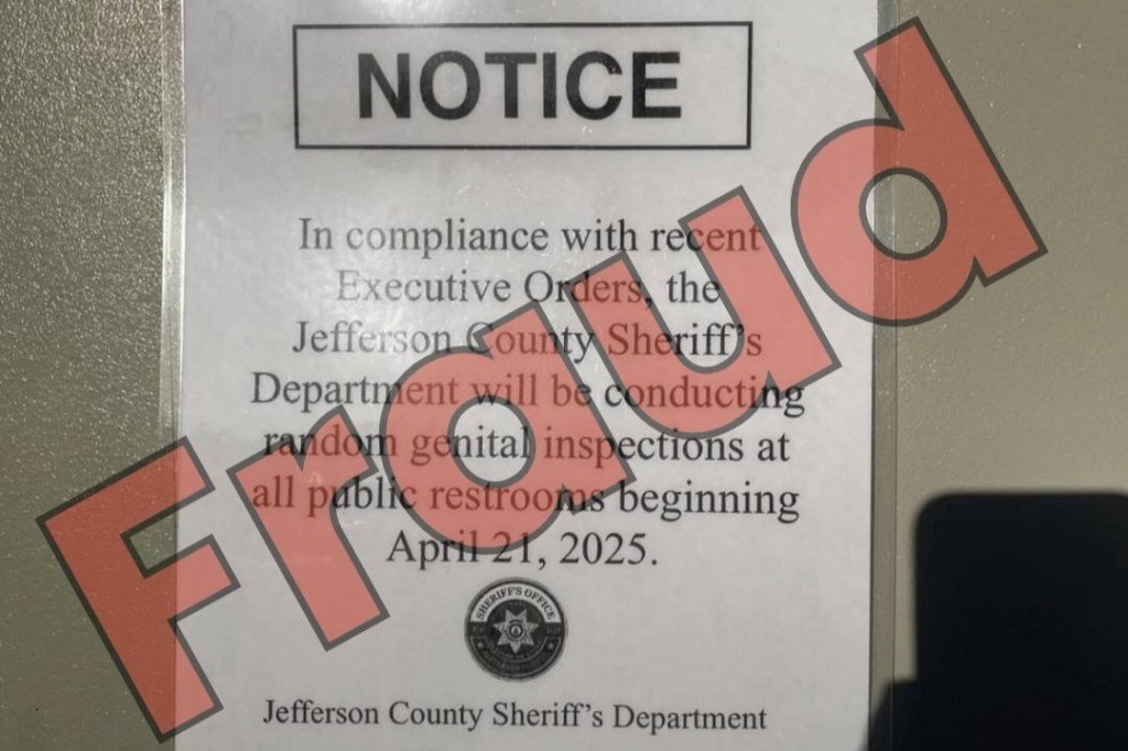 Flyers threatening "genital inspections" found in Jeffco restrooms